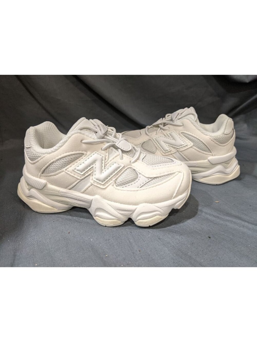 New Balance Toddler's 9060 (TD) Sneakers Slip On Grey/Grey Size 9 NEW IN BOX!
